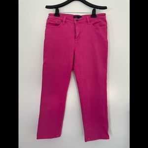 Lauren by Ralph Lauren Hot Pink Skinny Ankle Jean